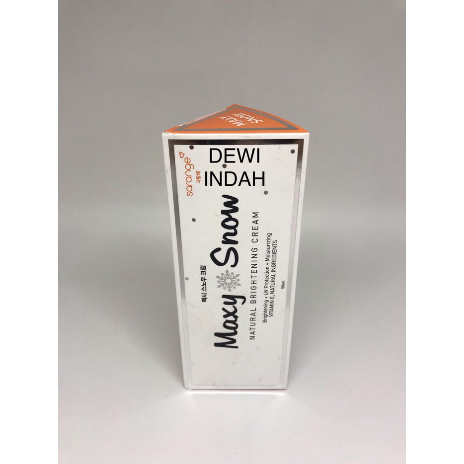sarange maxy snow natural whitening cream