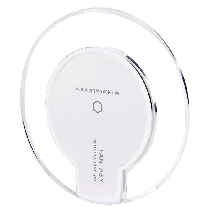 Qi Wireless Charger for Android / iOS PUTIH -NS37