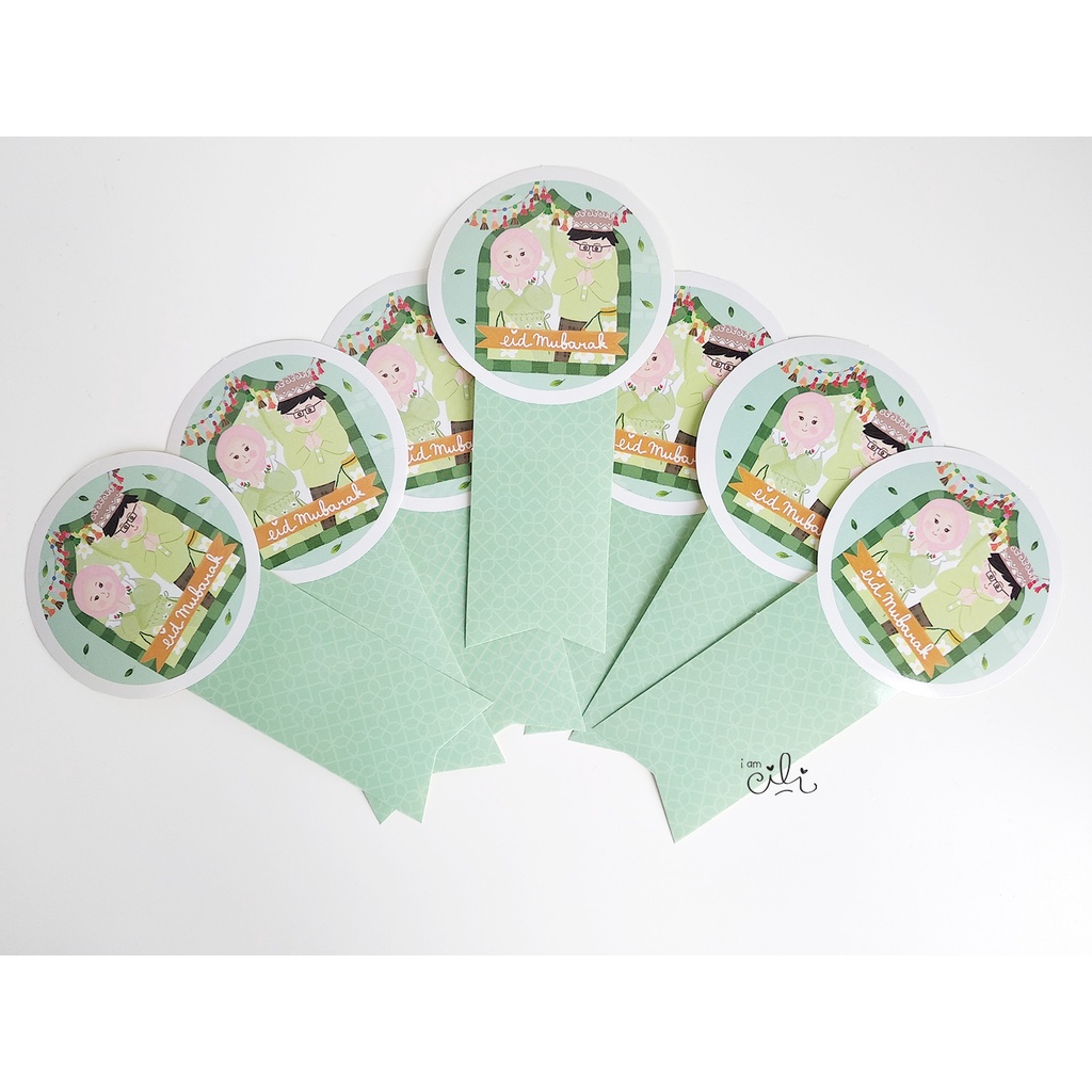 

(SIF074+SIF075) stiker toples kue kering tema lebaran lucu iamcili [isi 25 stiker]