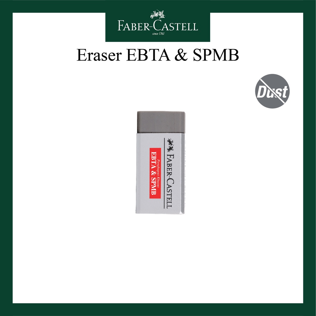 

Penghapus Faber Castell / Eraser EBTA&SPMB / Penghapus Ujian Abu Dust Free