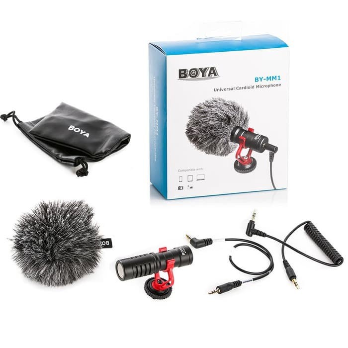 BOYA BY-MM1 Shotgun Video Microphone for DSLR Camera Smartphone dll