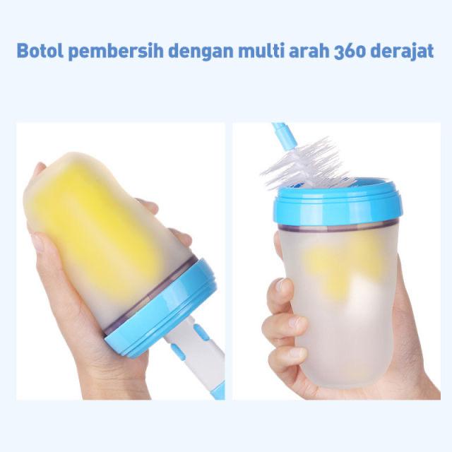 Sikat Sponge Pembersih Dot Botol Susu Bayi dan Gelas 6 in 1 / Sikat botol bayi