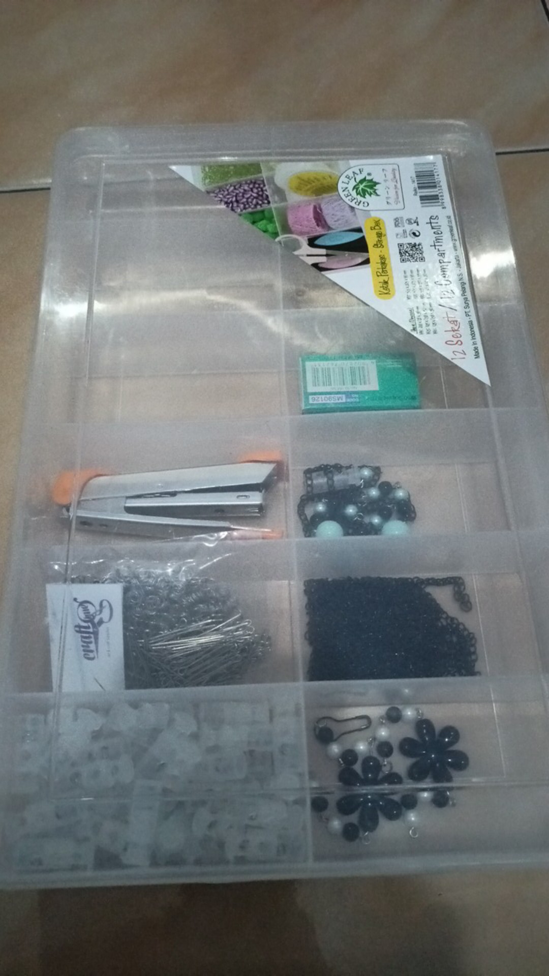 Kotak Perkakas / Tool Box / Storage Box 12 Sekat Reiko 1417