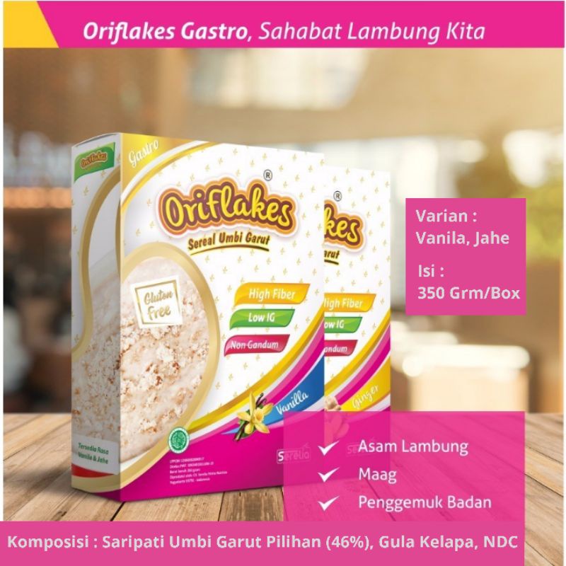 

Oriflakes Maag dan Asam Lambung 350 Gram
