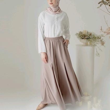 [PRODUK ASGNY] Palazzo Pants Wanita Celana Kulot Palazzo Celana Kulot Wanita Celana Palazzo Wanita B