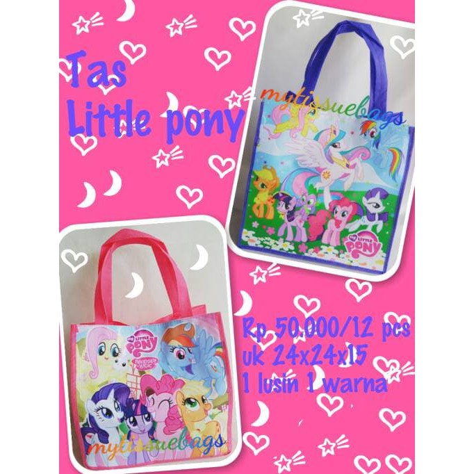 

souvenir ulang tahun little pony/tas little pony barang berkualitas