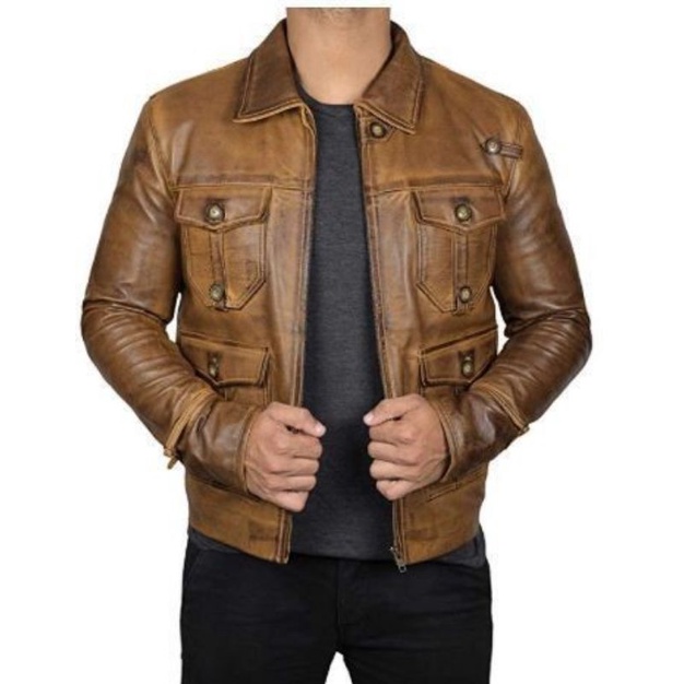 Jaket kulit asli domba super-Jaket kulit domba spinilan-Jaket kulit asli 100%-Jaket kulit pria-Jaket