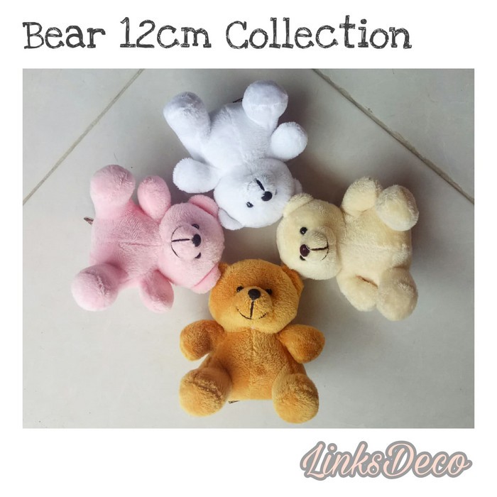 Unik boneka beruang bear kecil mini 12cm Limited