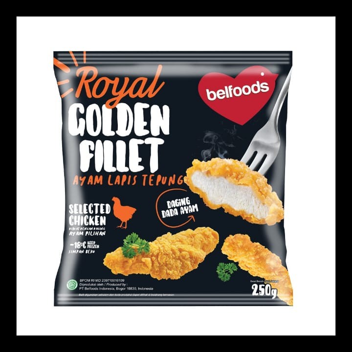 BELFOODS Golden fillet belfoods 250 gram