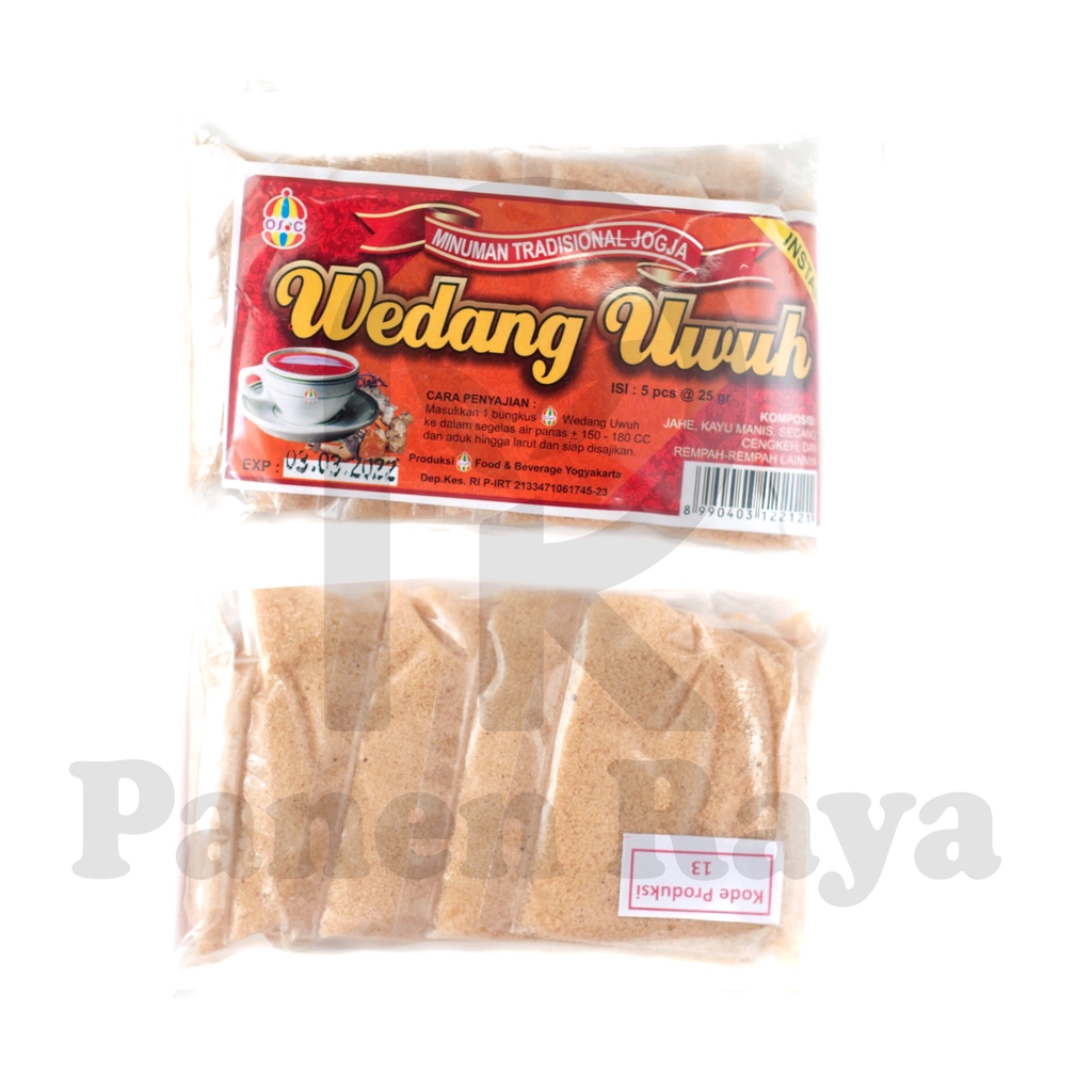 

Wedang Uwuh Minuman Wedang Merah Minuman Herbal Khas Jogja Serbuk Siap Seduh Isi 5Pak