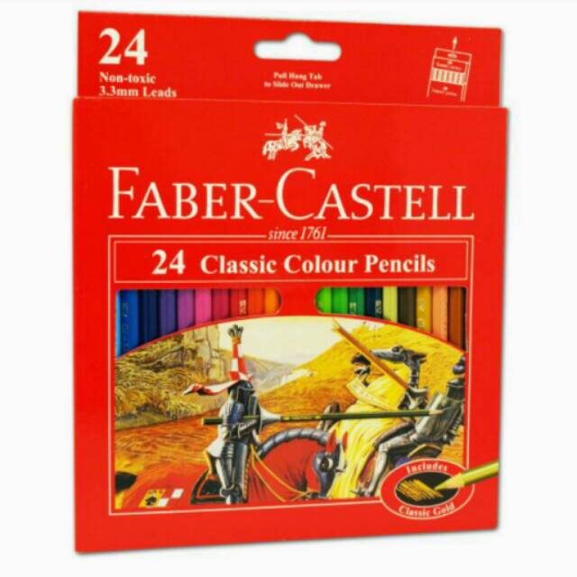 

Pensil warna 24 classic fabercastell