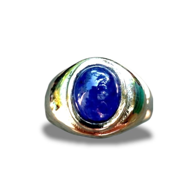 MILIKI SEGERA CINCIN BATU AKIK BLUE SAFIR AFRIKA