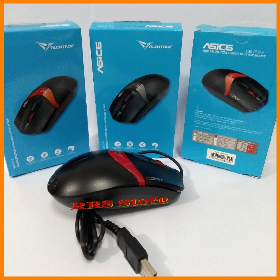 Mouse Alcatroz Asic 6 Mouse gaming powerlogic alcatroz asic6