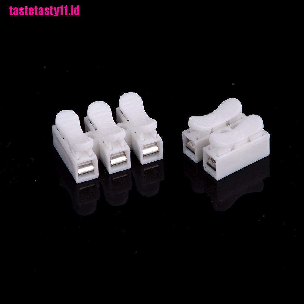 【TTID】10Pcs Electrical Cable Connectors Quick Splice Lock Wire Terminals Self L