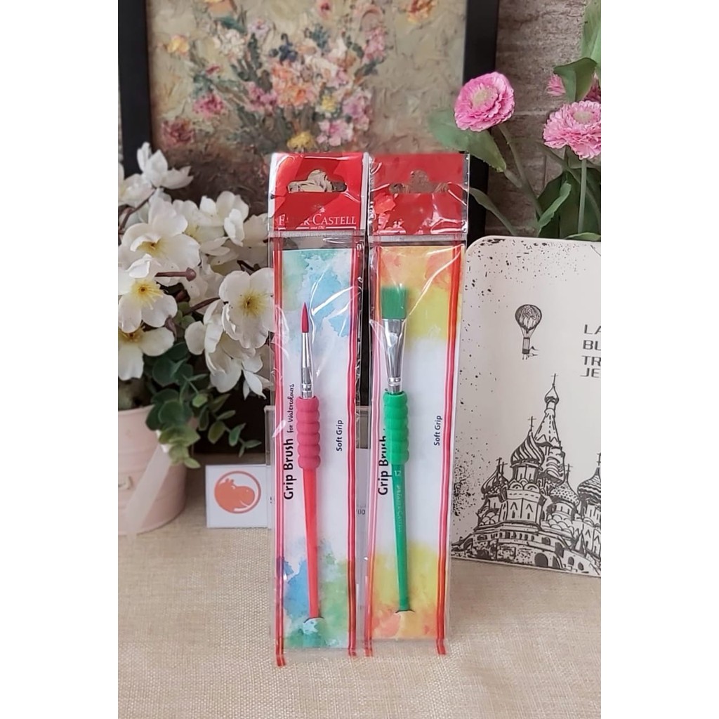 

KUAS LUKIS FABER CASTELL GRIP BRUSH FOR WATERCOLOURS/ACRYLICS