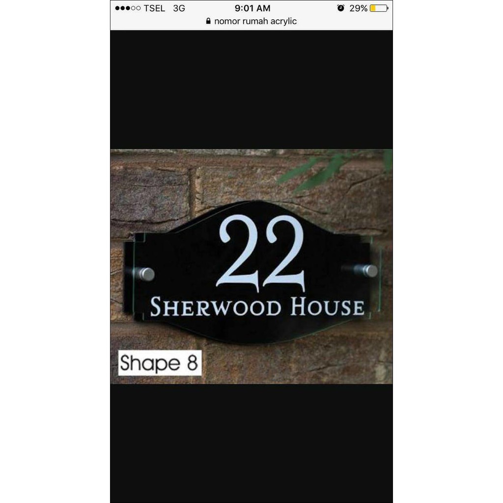 MURAH NOMOR RUMAH MINIMALIS DEKORASI TERBARU Shopee Indonesia
