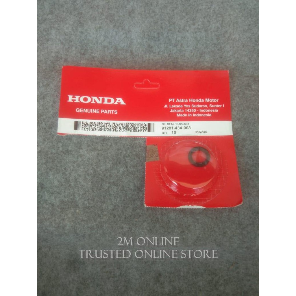 2m OIL SEAL 14X20X3.2 CASE COMP SEAL MATIC ORI AHM 91201-434-003