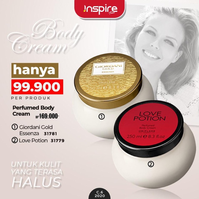 Parfum Body Cream Giordani Gold Oriflame