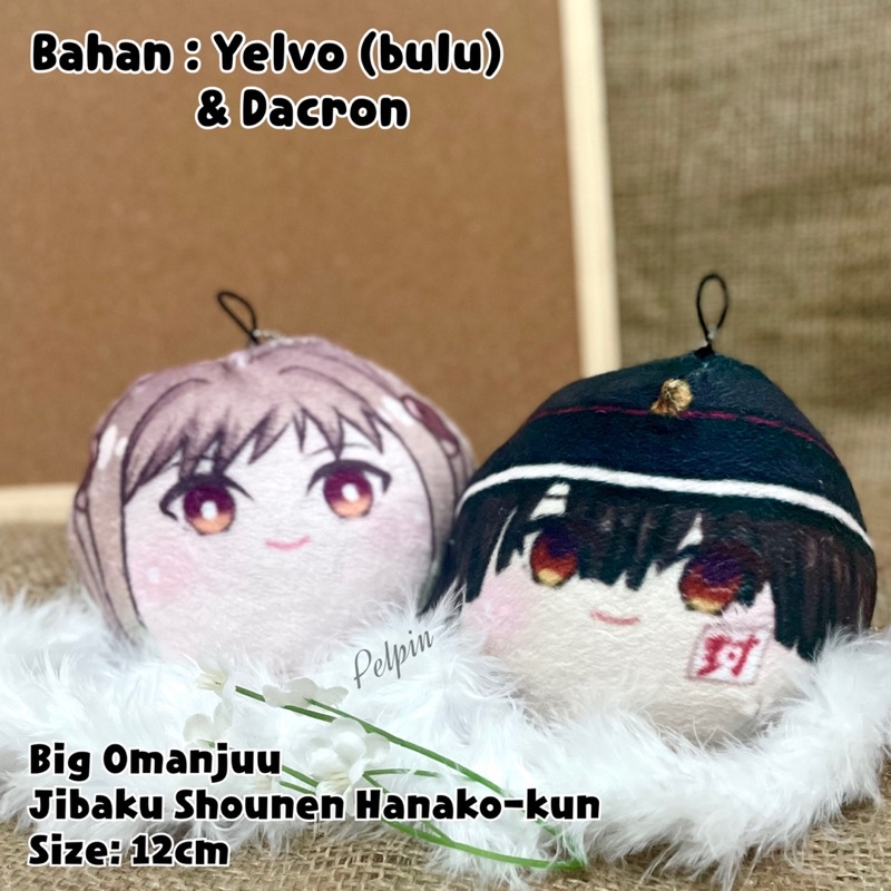 boneka anime omanjuu jibaku shounen hanako kun nene toilet bound hanako kun big omanjuu besar