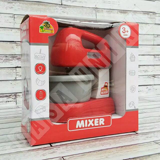  MAINAN  MIXER ANAK BISA NYALA DAN ADA LAMPU MAINAN  MASAK 