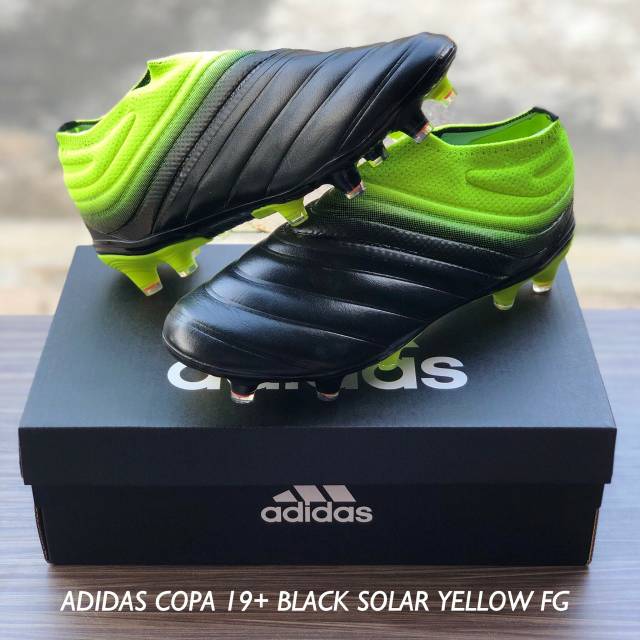 Adidas Copa 19+ Black Solar Yellow FG