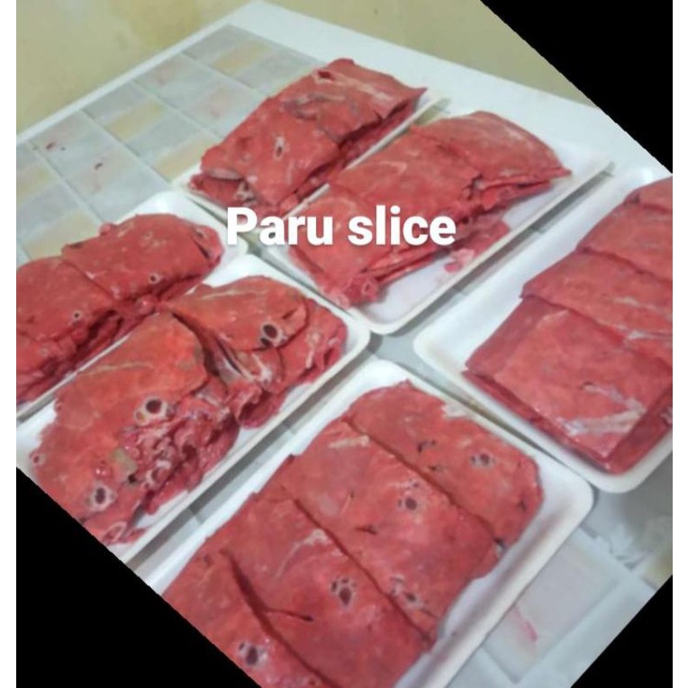 Paru sapi slice 500gr
