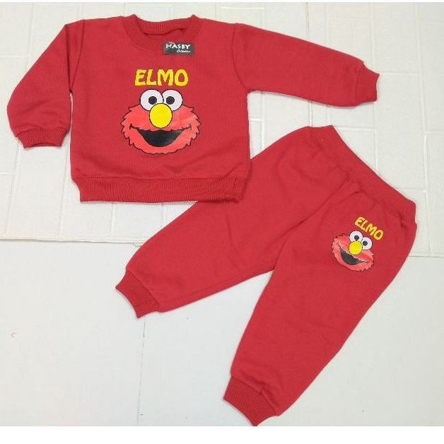 Jaket Bayi Stelan Sweater Bayi ELMO-3