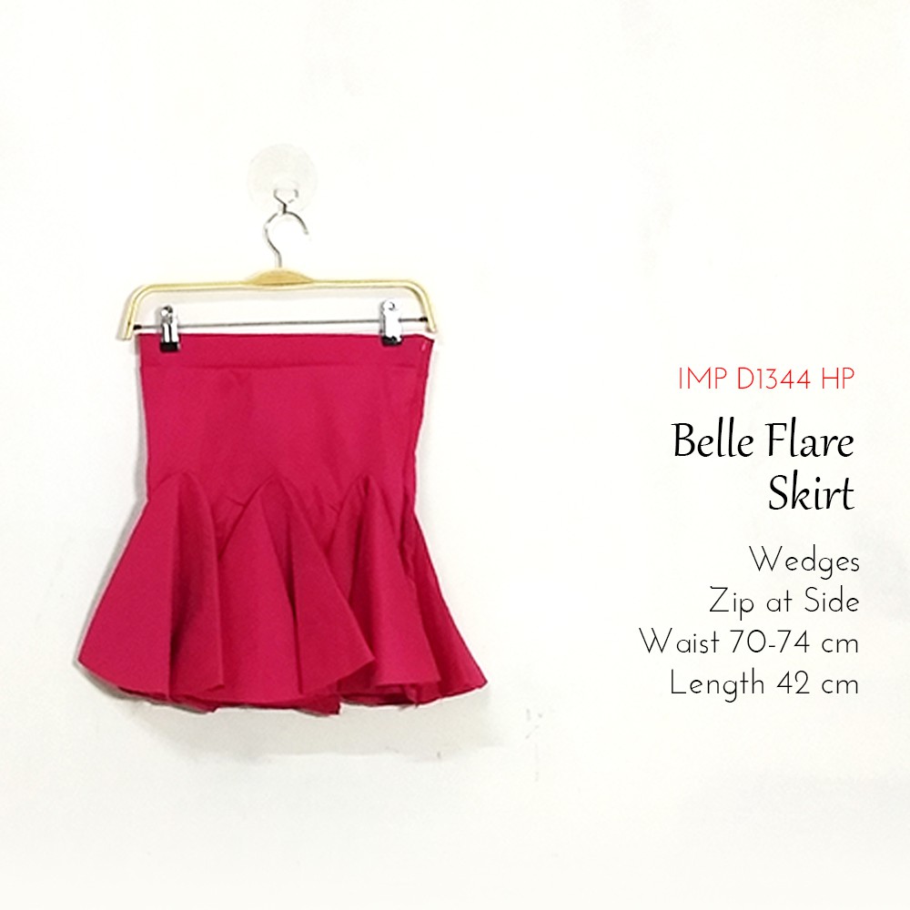 Rok Flare Pendek Rok Wanita - Belle Flare Skirt
