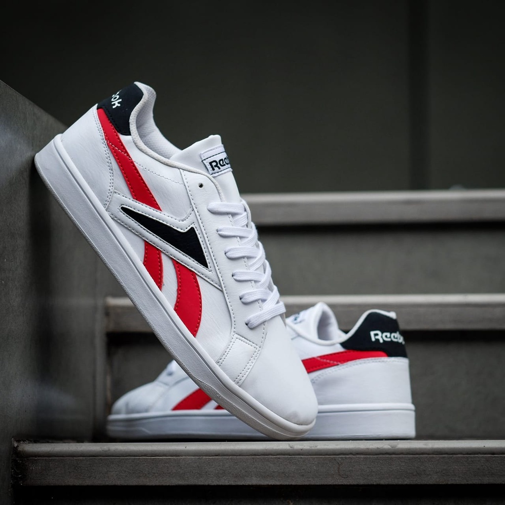 REEBOK ROYAL COMPLETE 2 WHITE RED BLACK