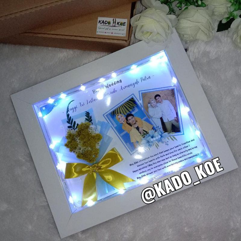 LED+FLOWER IN FRAME 3D