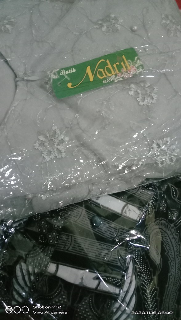 [ori Ready Anak Cowok Cewek] Batik Couple Annabel Pinguin Brokat Tile