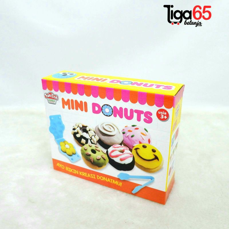 Fun Doh / Lilin Mainan Anak / Mainan Edukasi / Clay / Mini Donuts / Fun Dough Mini Donuts