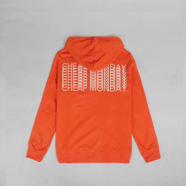 Hoodie Cheap Monday Bigsize Orange
