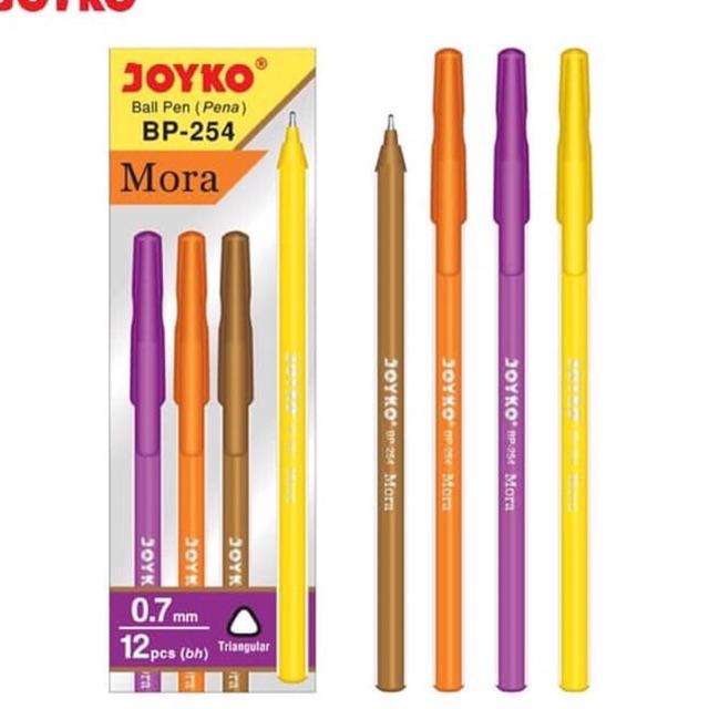 

12 pcs Pen Pena Ballpoint Joyko Mora