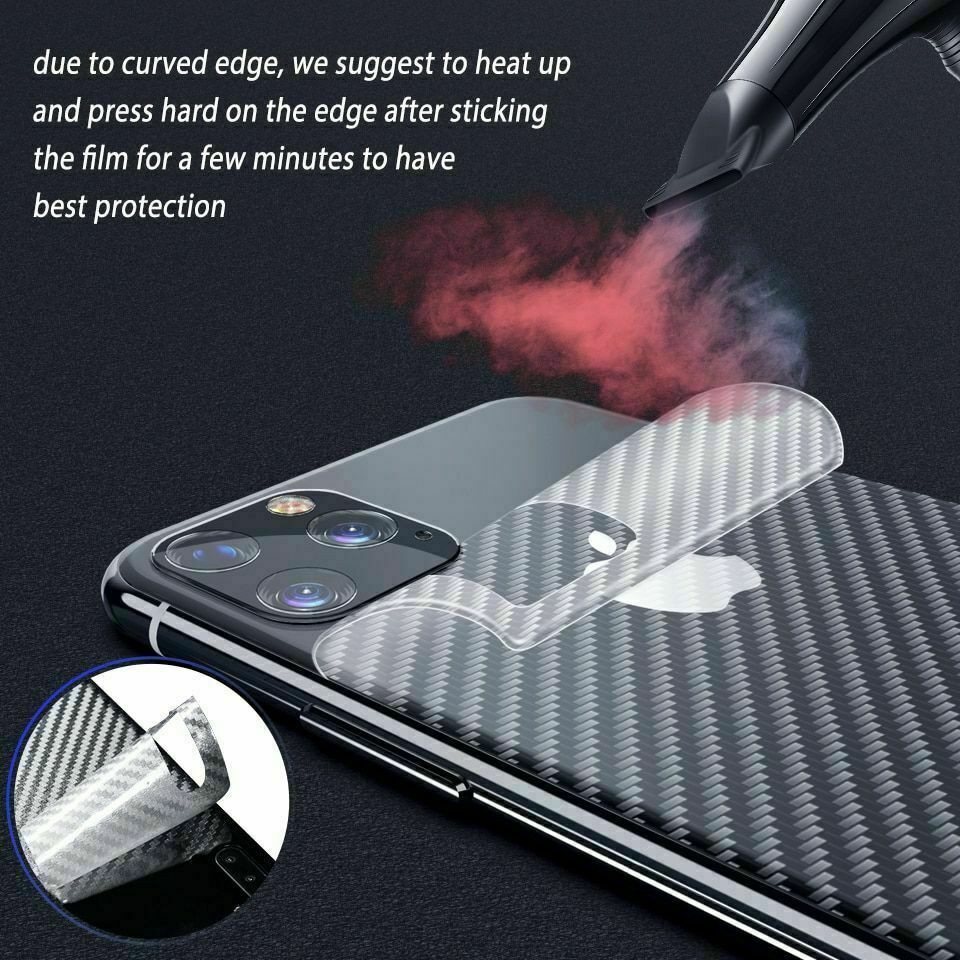 CARBON anti gores BELAKANG iPhone 8/8plus 7/7plus 6/6splus 6/6s