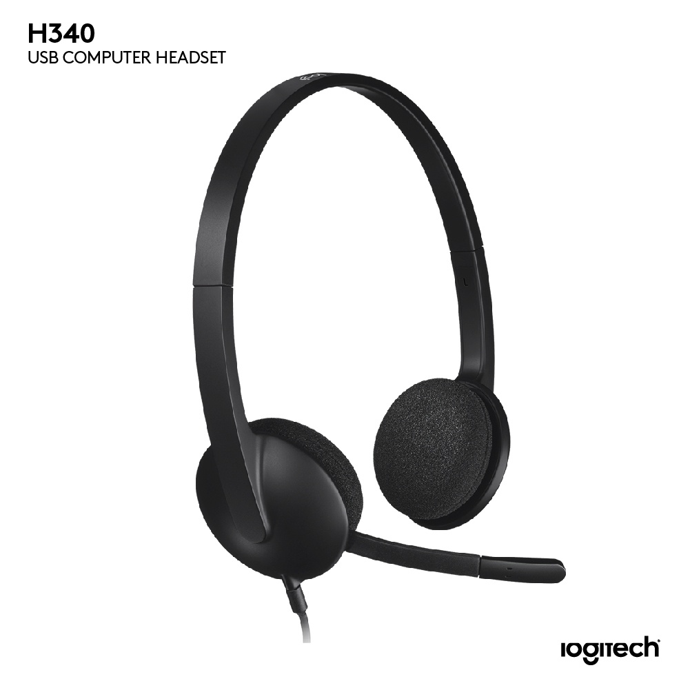 Logitech H340 USB Headset Noise Cancelling