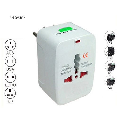 Colokan Steker Travel Adaptor Internasional Universal Multifungsi EU AU UK US Plug D_Real Entrepreneur