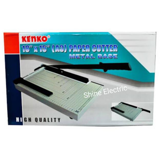 

TERBARU Alat Pemotong Kertas / Paper Cutter / Trimmer Kenko 18"x15" A3