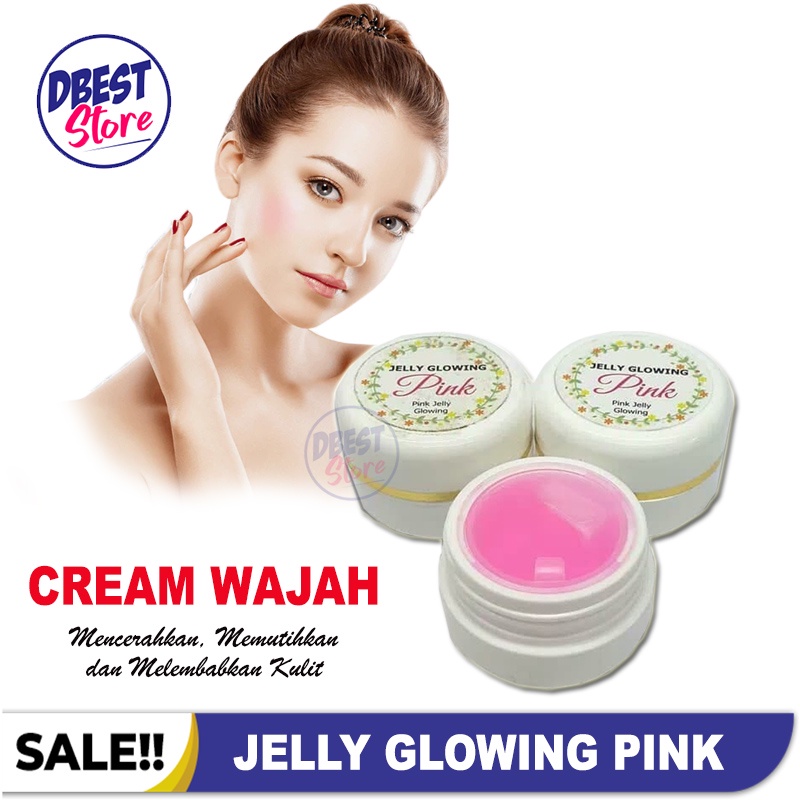 (READY STOCK) Jelly Glowing Pink 15gram - Kosmetik Murah