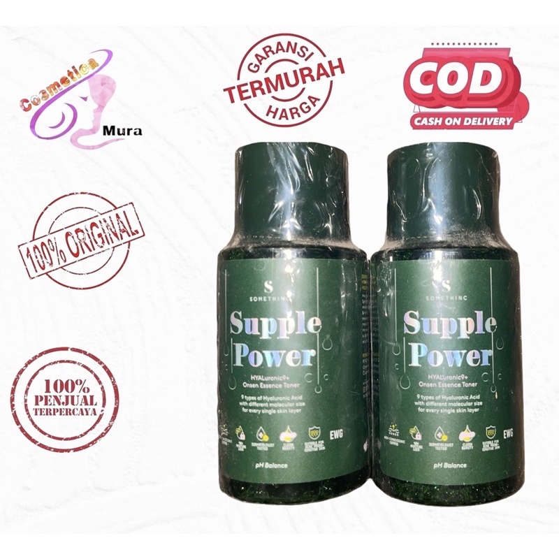 [ 40 ml ] somethinc toner onses supple power 40 ml - somethinc supple power hyaluronic 9+ onsen toner 40 Ml