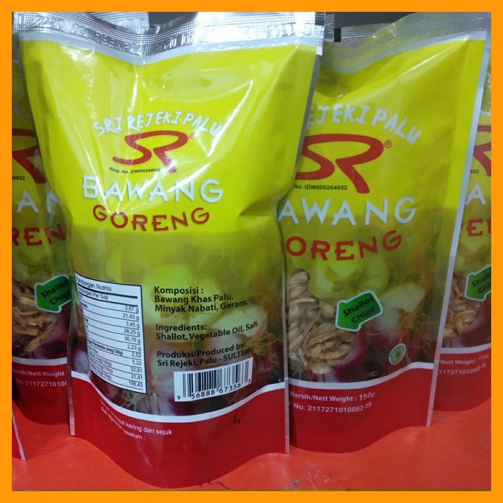 

BAWANG GORENG PALU SULAWESI TENGAH SRI REJEKI 150 Gram | GURIH RENYAH | ORIGINAL