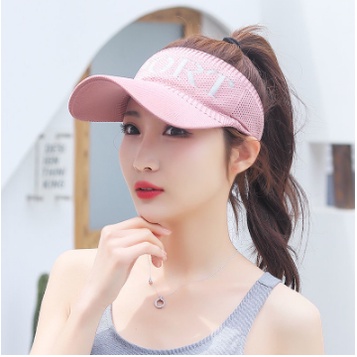 TERLARIS Topi Golf Senam Pantai Import Korea Rajut Karet Indonesia / Wanita Gaya Korea untuk Olahraga COD