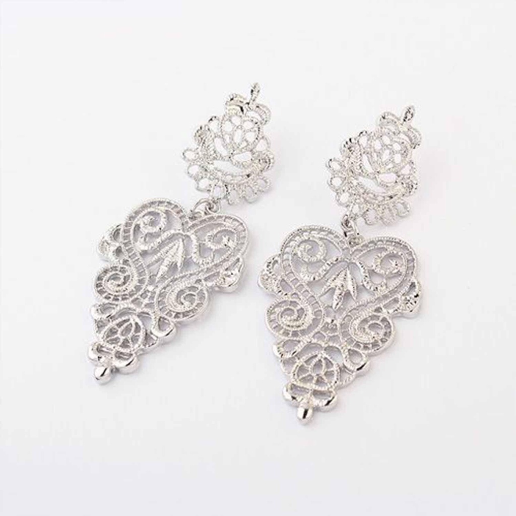 Lily Anting Menjuntai Vintage Gaya Bohemia Perhiasan Fashion Bentuk Daun