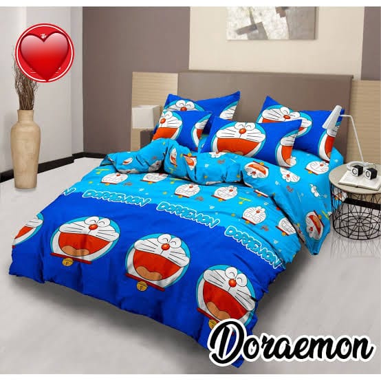 Bed Cover Lady Rose Doraemon 180 x 200 Rumbai