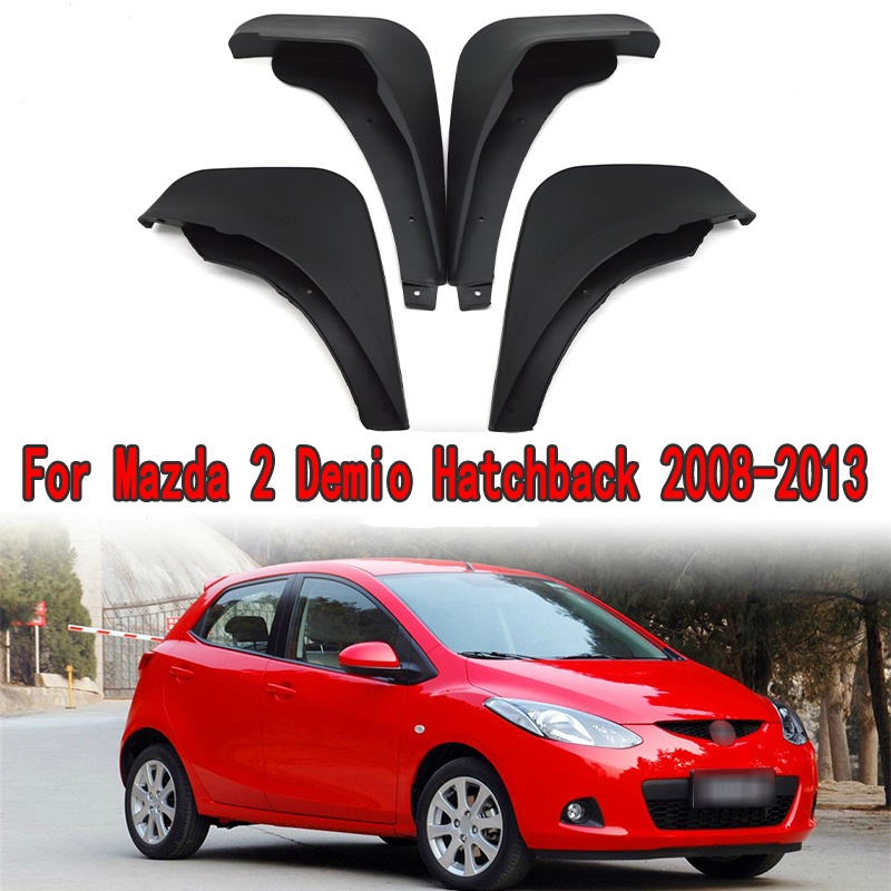 1 Set Mud Flap Pelindung Splash Untuk Mobil Mazda 2 Demio Hatchback 2008 2009 2010 2011 2012 2013 Fender