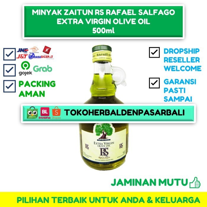 

SPAIN Extra Virgin Olive Oil Minyak Zaitun RS RAFAEL SALGADO 500ml Depasar Bali