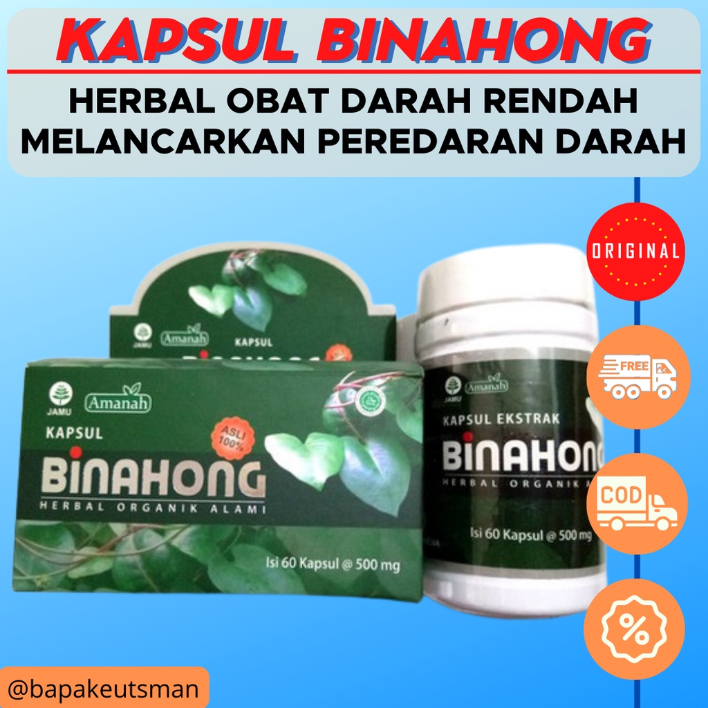 BINAHONG KAPSUL [AMANAH] - OBAT HERBAL REUMATIK