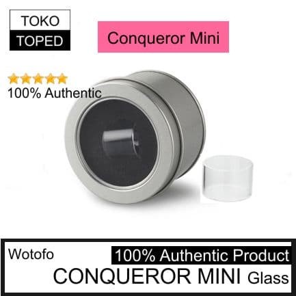 Kaca Authentic Wotofox CONQUEROR MINI Replacement | warna glass bening