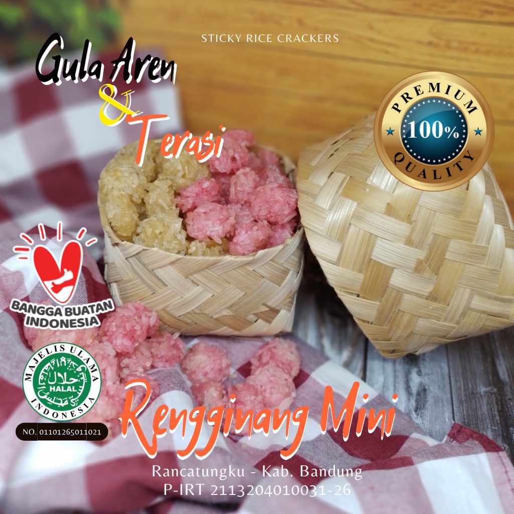 

Ranginang Mini Mentah Campur Terasi Gula Aren 500 gram