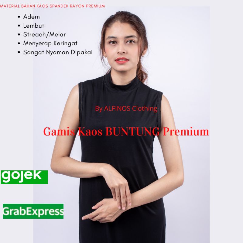 Gamis Kutung | Daleman Gamis | Daleman Gamis Polos | Gamis Dalaman Polos | Gamis Lengan Buntung